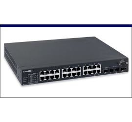 REPOTEC 20-P 1000T + 4-1000T/SFP(100/1G) slot L2+ Managed Switch | RP-G2404I+