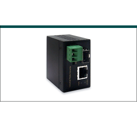 REPOTEC 10/100Base-TX to 100Base-FX Industrial Media Converter | RP-IMC601FP