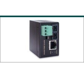 RP-IMC801A Series, 10/100/1000 Base-TX to 1000Base-FX Industrial Media Converter