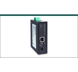 REPOTEC 10/100/1000Base-TX to 100/1000Base-X SFP Industrial Media Converter | RP-IMC801FP