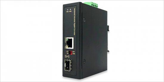 02-RP-IMC811FPB-01 RP-IMC811FPB,10/100/1000Base-TX to 100/1000Base-X SFP Industrial 
PoE+ Media Converter
