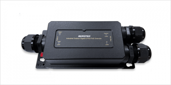 RP-IPE302B,	Industrial 1-Port 802.3bt PoE++ to 2-Port 802.3at/bt PoE++ waterproof PoE Extender 