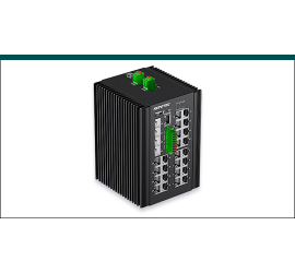 RP-IPG6324I-4F-D, 24-P Gigabit PoE + 4-SFP (1G/2.5G) slot L2+ Managed Industrial PoE Switch,with DI/DO/RS485