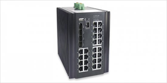 RP-IPG6324I-4F,24 x Gigabit + 4-SFP(1G/2.5G) L2+ Managed Industrial PoE Ethernet Switch (370W)