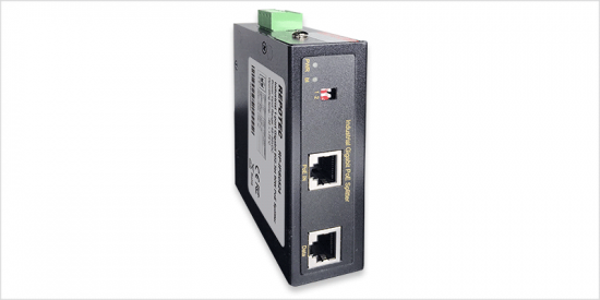02-RP-IPS0524_01 RP-IPS0524, Industrial 1-port Gigabit 802.3bt 90W PoE Splitter
