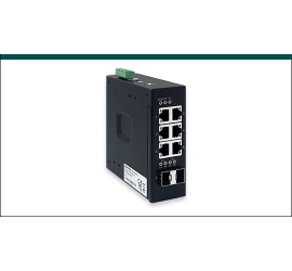 REPOTEC 6-P Gigabit +2-SFP(100/1G) slot slim type Industrial Switch | RP-ISG602F
