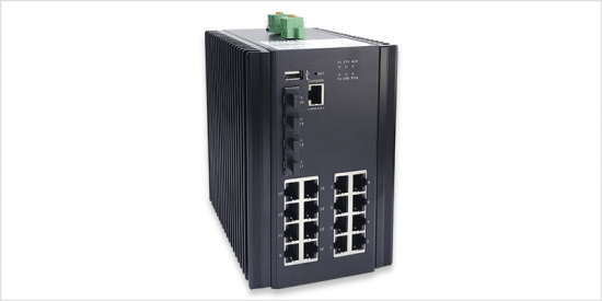 RP-ISG6316I-4F, 16 x Gigabit + 4-SFP(1G/2.5G) L2+ Managed Industrial Ethernet Switch
