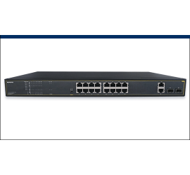 RP-PG2164, 16-P Gigabit PoE + 2-Gigabit TP + 2-SFP(1G) slot Ethernet Switch (200W)