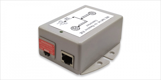 RP-PGC1224, 802.3af/at to passive PoE Converter, 12V/24V Switchable
