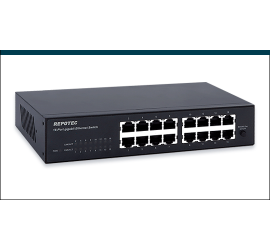 REPOTEC 16-P Gigabit Ethernet Switch | RP-G1416D
