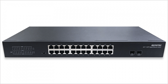 04-RP-G2602DB_02 RP-G2602DB, 24-P + 2-SFP slot Gigabit Ethernet Switch