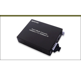 REPOTEC 1000Base-T to 1000Base-SX/LX Smart Gigabit ethernet media converter | RP-1000SC