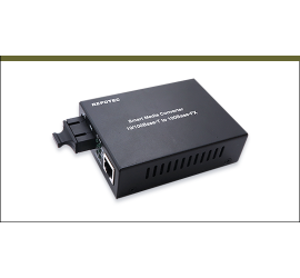 REPOTEC 10/100Base-TX to 100Base-FX Smart ethernet Media Converter | RP-MC301SC
