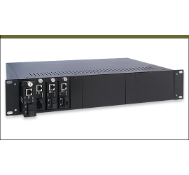 REPOTEC 14-Slot Media Converter Rack | RP-MCR314
