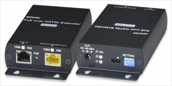 RP-EC509P, Ethernet 802.3bt PoE Long Reach Extender over CAT5e/6 cable