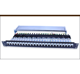 REPOTEC 19inch Fully Shield Patch Panel