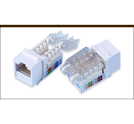 REPOTEC Unshielded Keystone Jack, Tooless type, T568B wired | RP-K8C51E