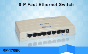 REPOTEC Fast Ethernet Switch